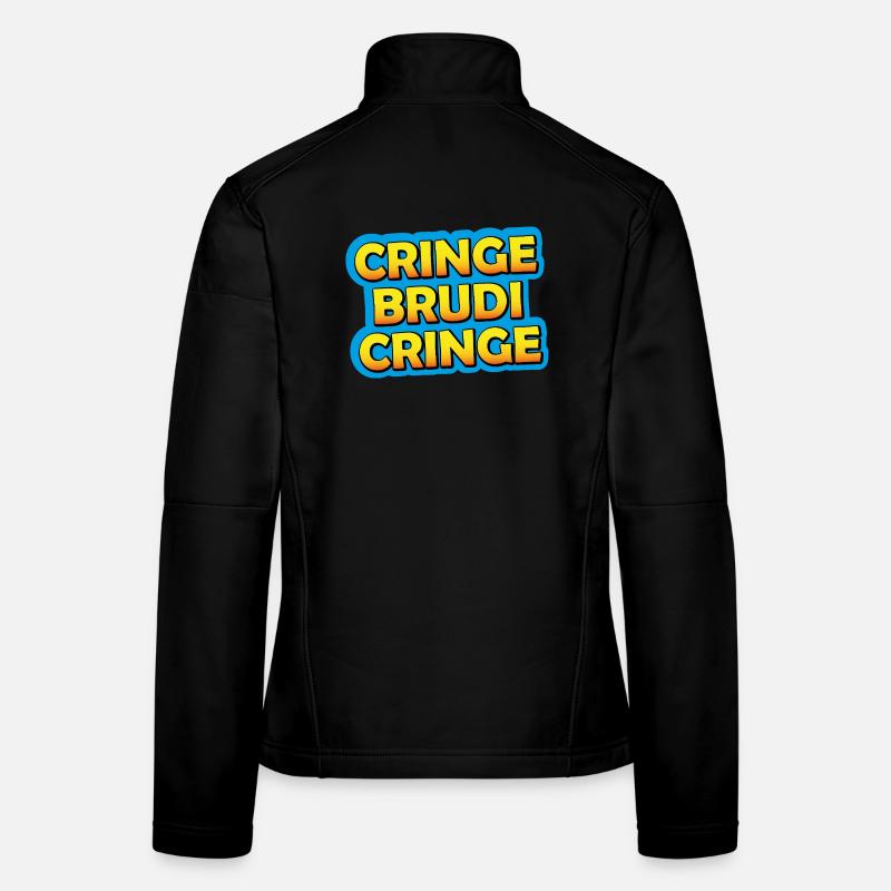 Cring Brudi Cring Neon Graphic Women's Softshell Jacket