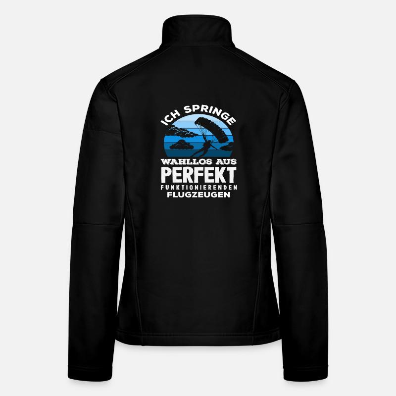 Fallschirmspringer Adrenalinjunkie Perfekt Frauen Softshelljacke