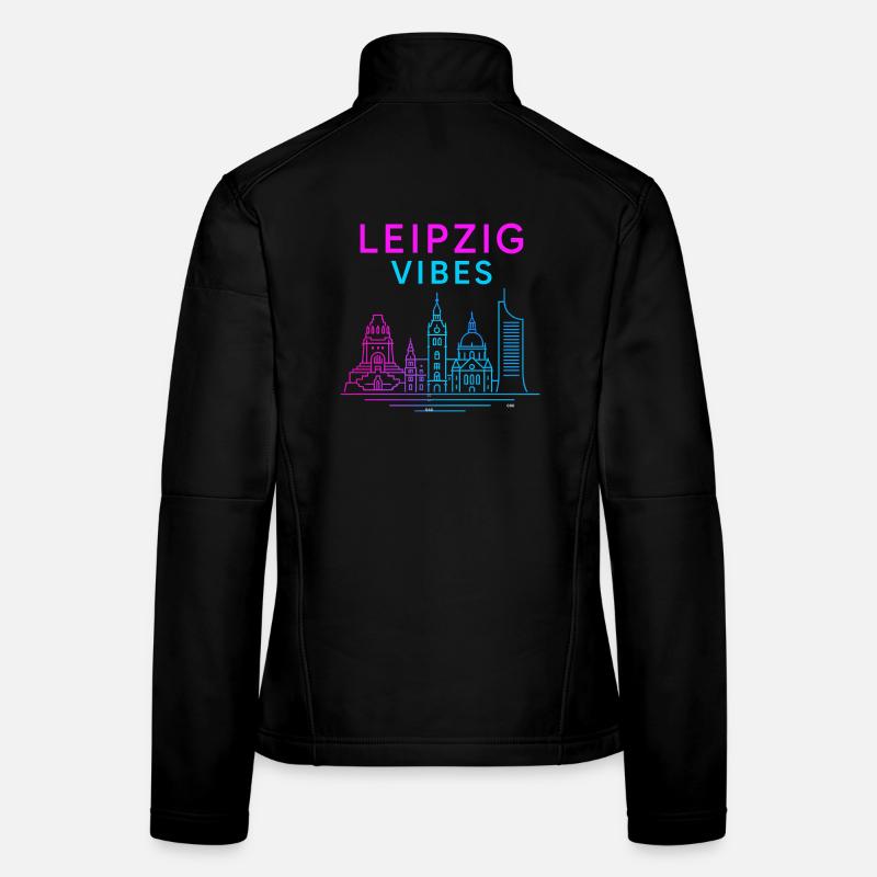 Leipzig Neon Vibes Women's Softshell Jacket