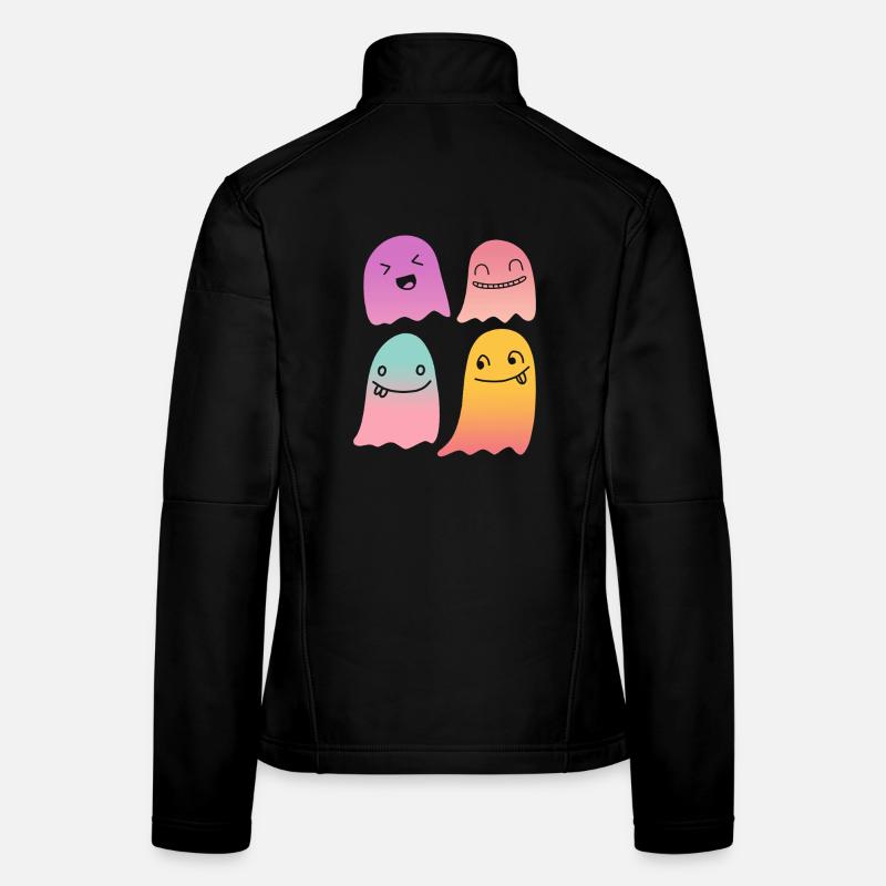 Pastel Ghosts Women's Softshell Jacket
