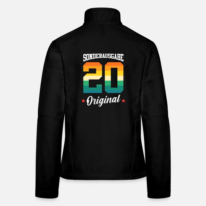 20e anniversaire Veste en tissu softshell Femme
