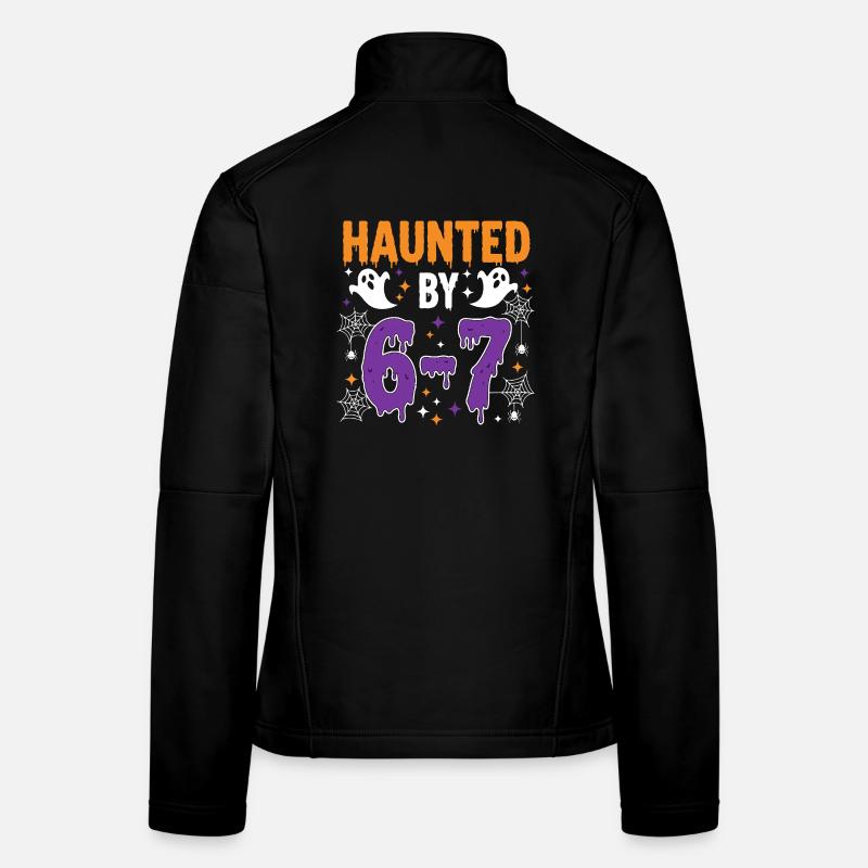 Haunted by 67 Funny Meme Women's Softshell Jacket