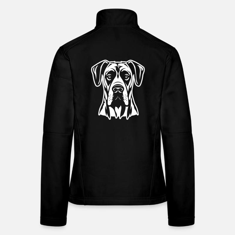 Great Dane Dog Women's Softshell Jacket