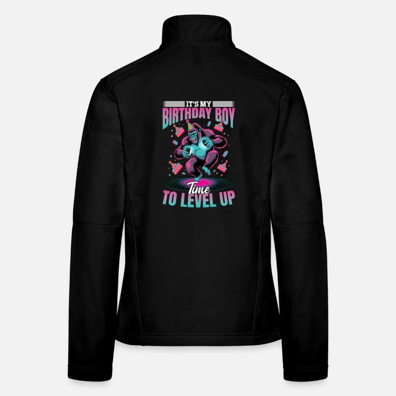 Birthday Gamer VR Frauen Softshelljacke
