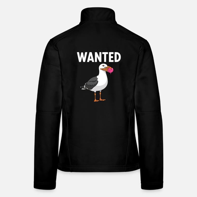 Gesucht Möwe Eiscreme Abenteuer Frauen Softshelljacke