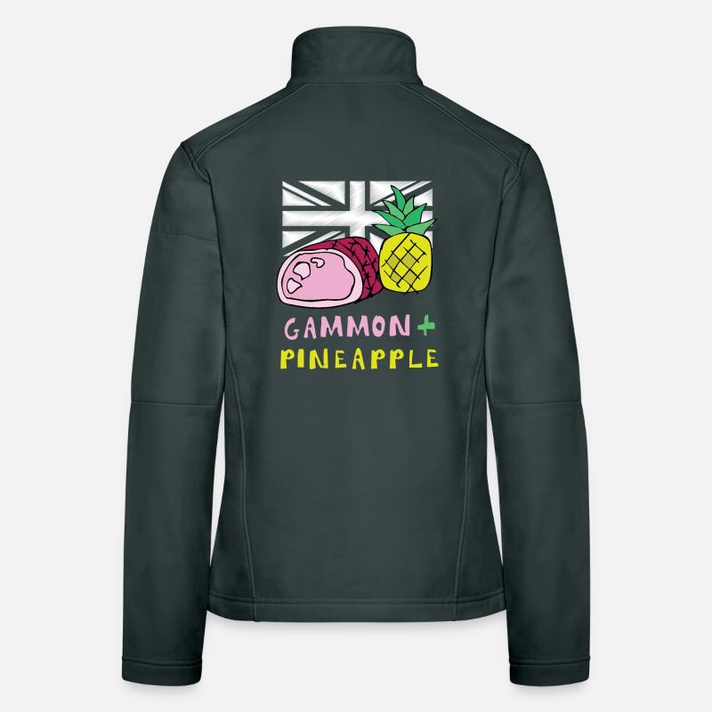 Gammon Pineapple Pop Art Tee Women's Softshell Jacket