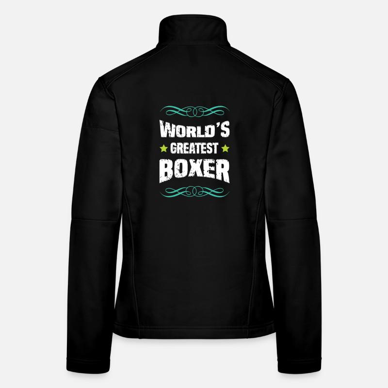 World's Greatest Boxer Frauen Softshelljacke