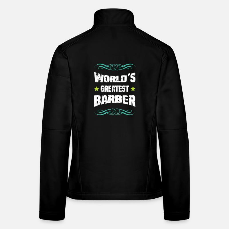 Le plus grand barbier du monde Veste en tissu softshell Femme