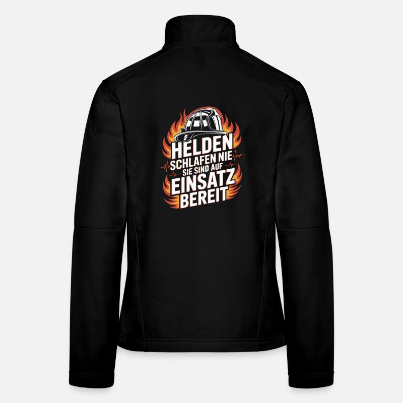 Service d'incendie Pompier Pompier volontaire Veste en tissu softshell Femme