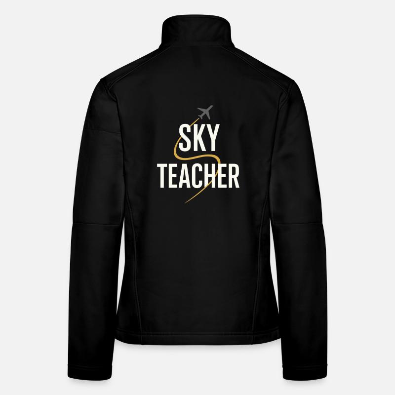 Instructeur de vol Cfi Pilote Instructeur d’aviation Veste en tissu softshell Femme