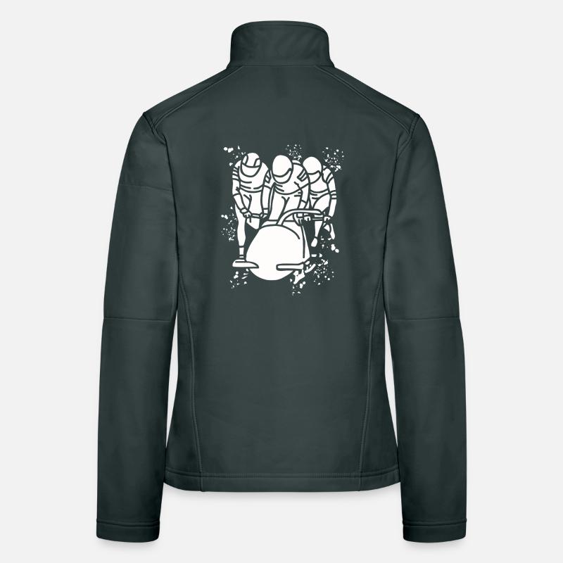 Bobfahrer Bobschlitten Viererbob Frauen Softshelljacke