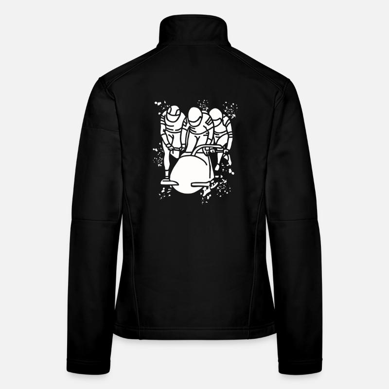 Bobfahrer Bobschlitten Viererbob Frauen Softshelljacke