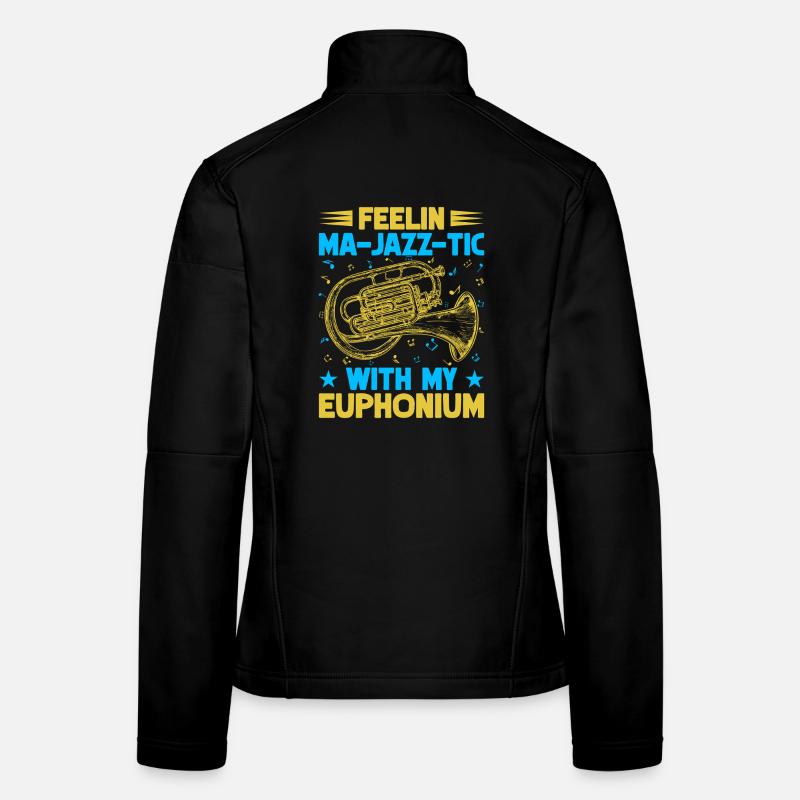 Euphonium Feelin Ma-Jazz-Tic avec mon baryton Veste en tissu softshell Femme