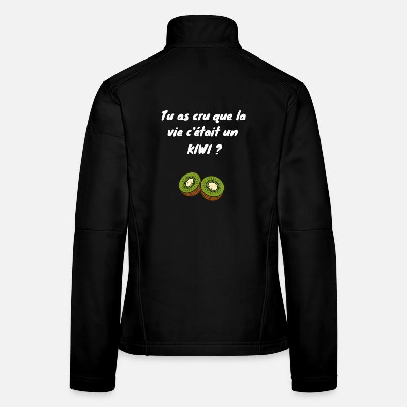 Dachten Sie, das Leben sei ein Kiwi? Frauen Softshelljacke