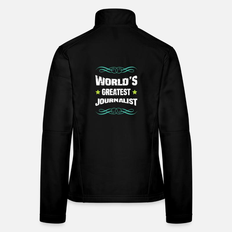 Weltbester Journalist Frauen Softshelljacke