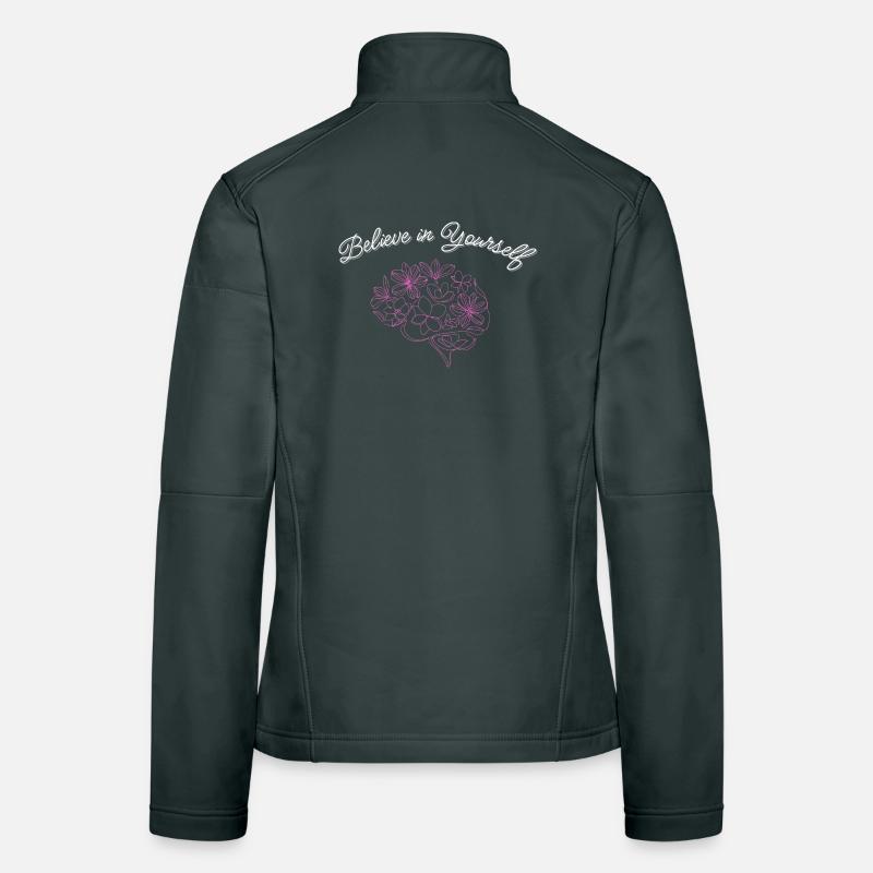 Glaube an dich Frauen Softshelljacke