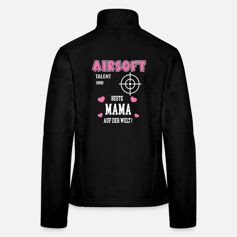 Airsoft Beste Mama Mutter Muttertag Geburtstag Frauen Softshelljacke