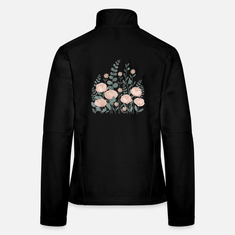 Boho Flowers – Blooming Harmony Women's Softshell Jacket