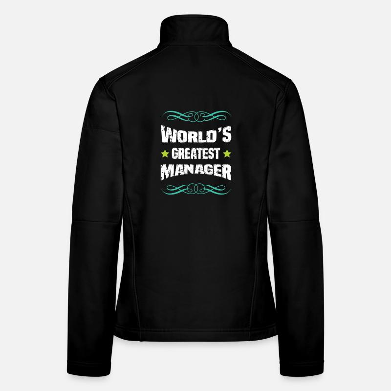 World's Best Manager Women's Softshell Jacket