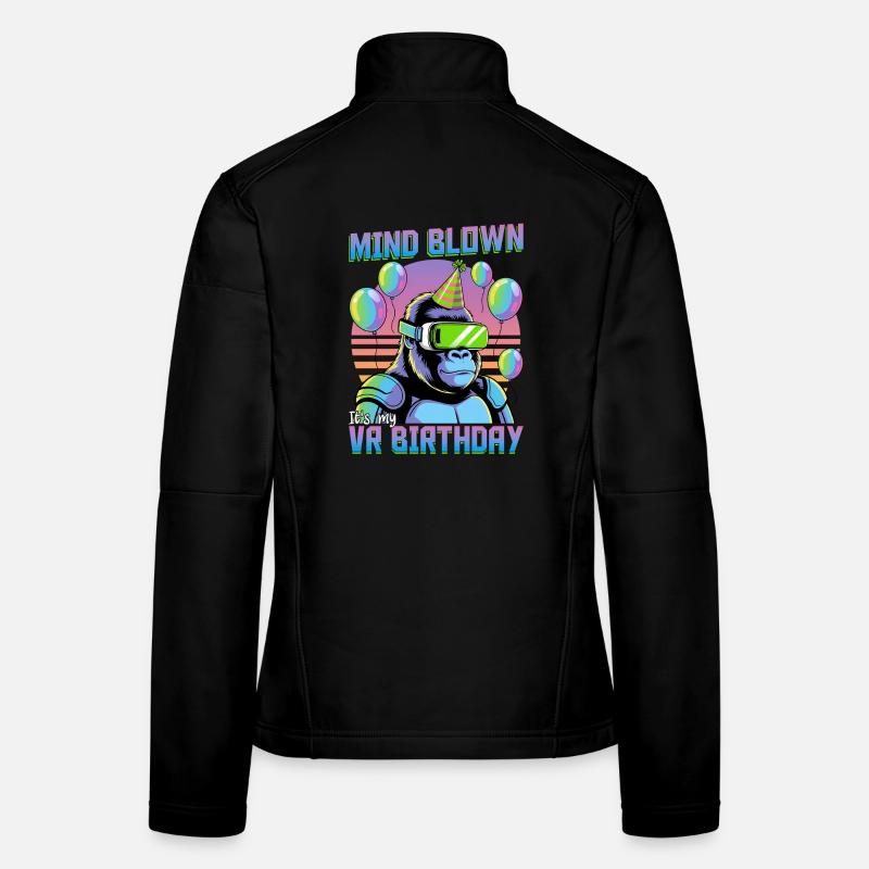 Birthday Gamer VR Frauen Softshelljacke