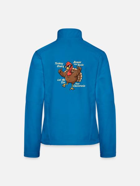 Lass mich den Herbsthumor des Auflaufs sehen - Frauen Softshelljacke - Dunkelgrau - Hinten