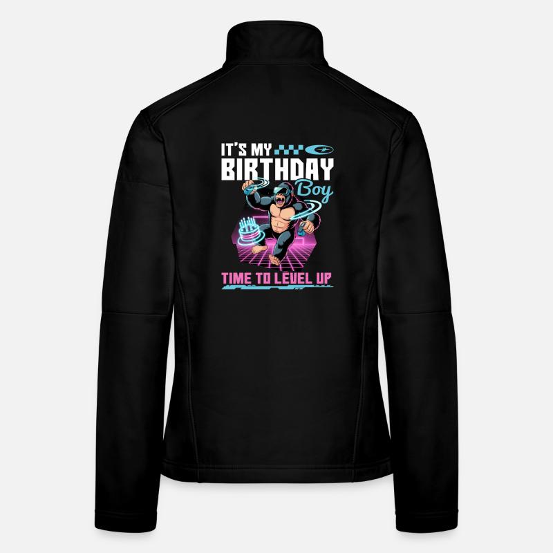 Birthday Gamer VR Frauen Softshelljacke