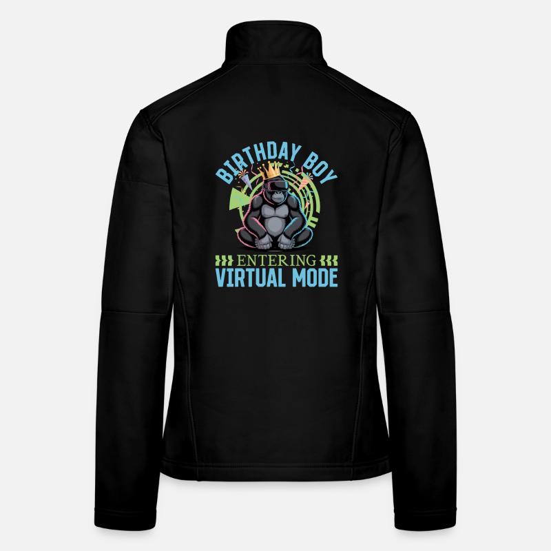 Birthday Gamer VR Frauen Softshelljacke