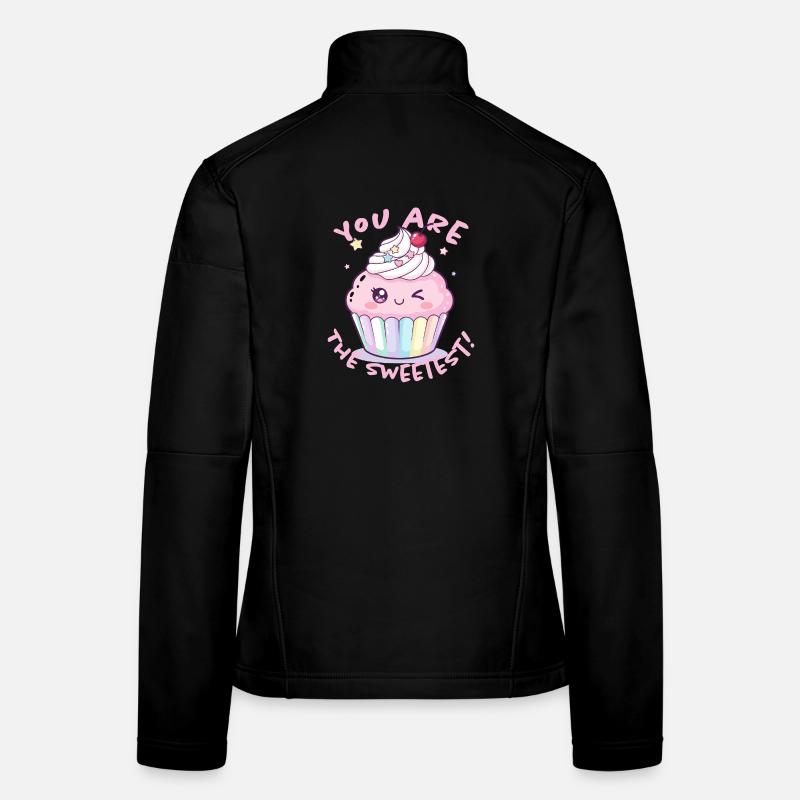 Tu es le cupcake le plus mignon Veste en tissu softshell Femme