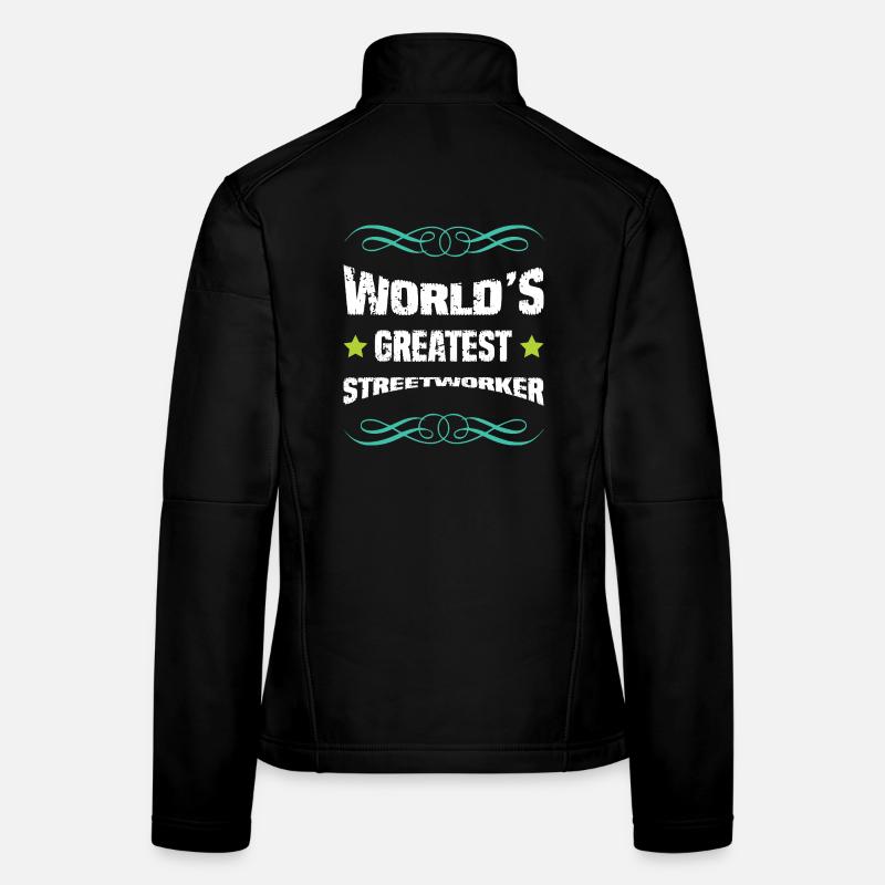 Weltbester Straßenarbeiter Frauen Softshelljacke
