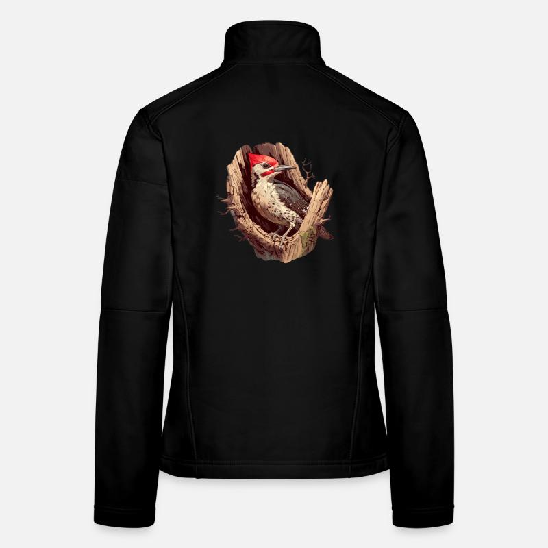 Spechte Specht Frauen Softshelljacke