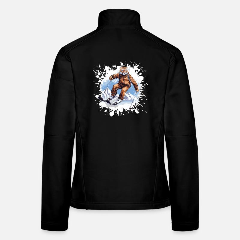 Guépard Ski Ski Veste en tissu softshell Femme