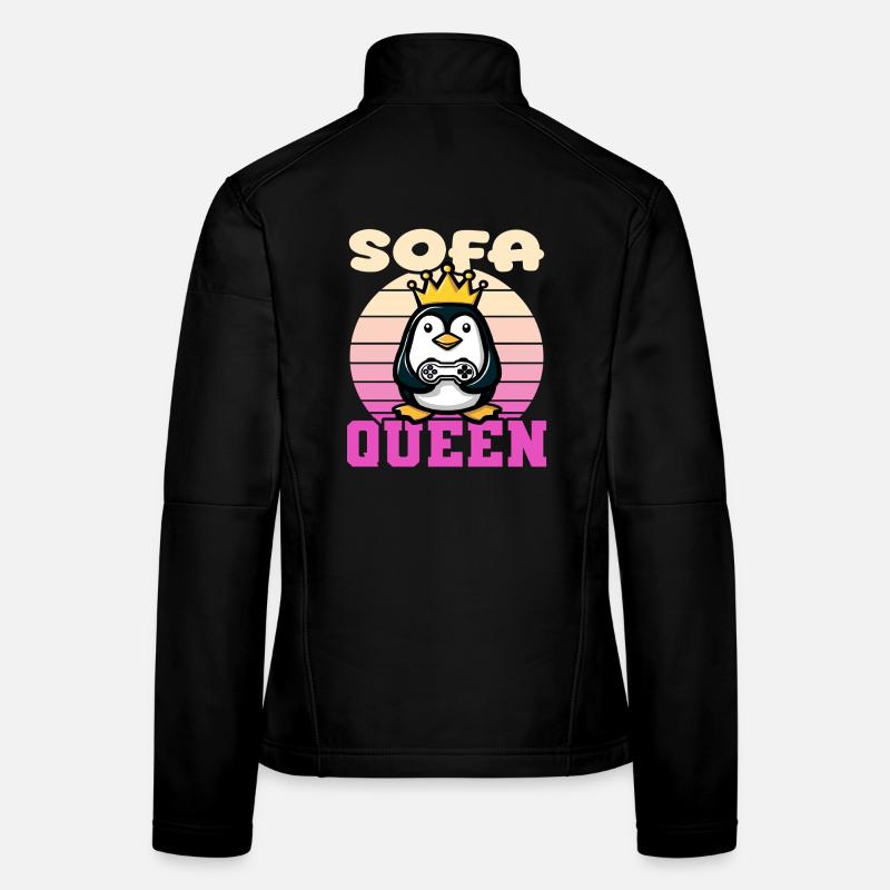 Sofa Queen - pinguin gaming Frauen Softshelljacke