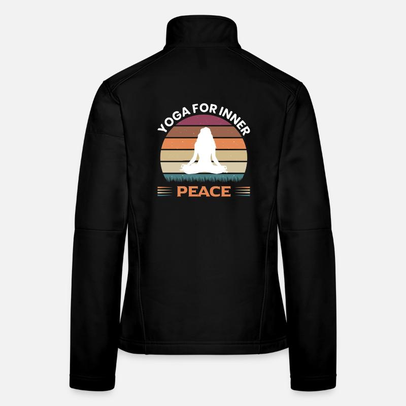 Yoga for inner peace men Women's Softshell Jacket