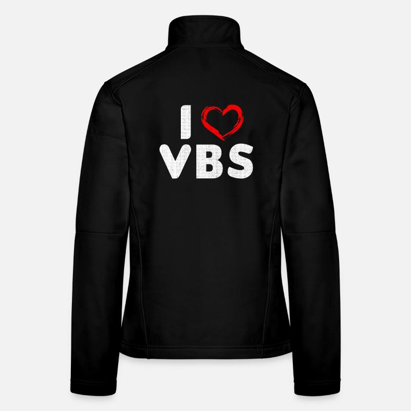 École biblique de vacances Design chrétien VBS Teach Veste en tissu softshell Femme
