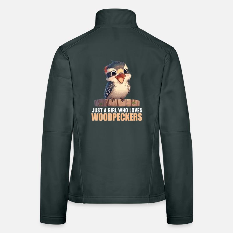 Spechte Specht Frauen Softshelljacke