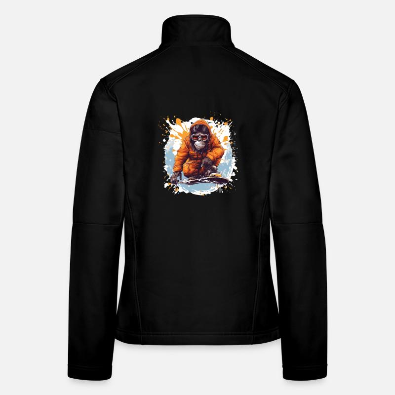 Monkey Snowboard Women's Softshell Jacket