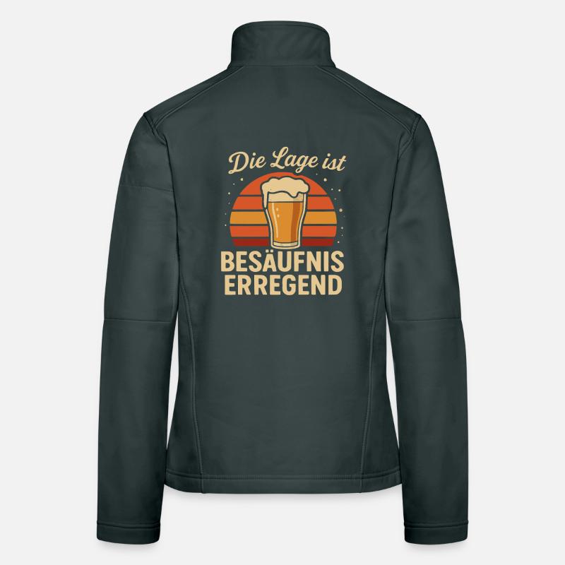 Die Lage ist besäufniserregend Frauen Softshelljacke
