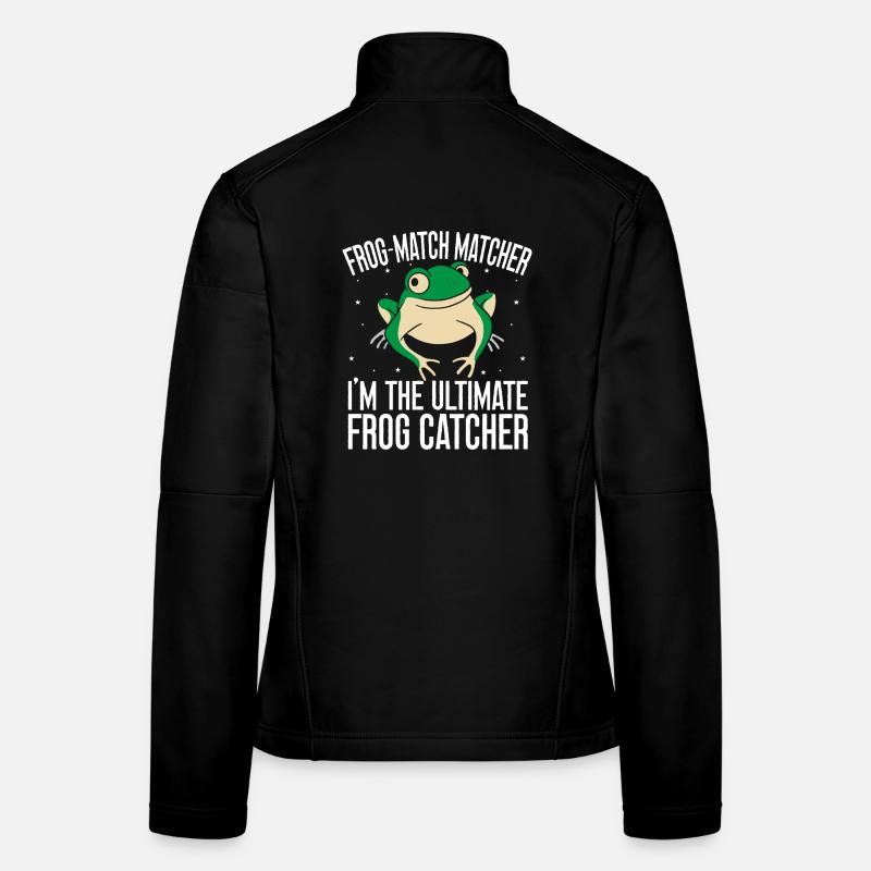 Frog Catcher Frog Match Matcher Frog Women's Softshell Jacket