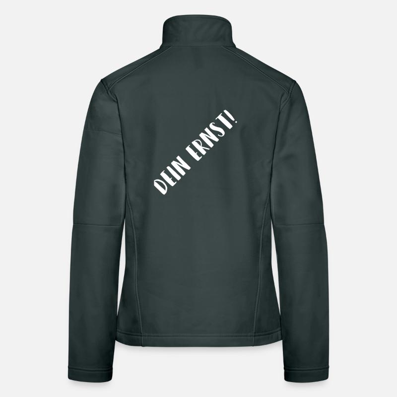 Your Ernst Diagonal Typo Women's Softshell Jacket