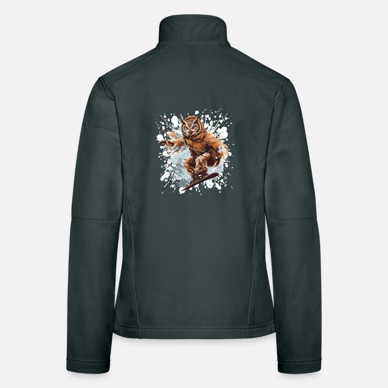 Owl Snowboard Women's Softshell Jacket