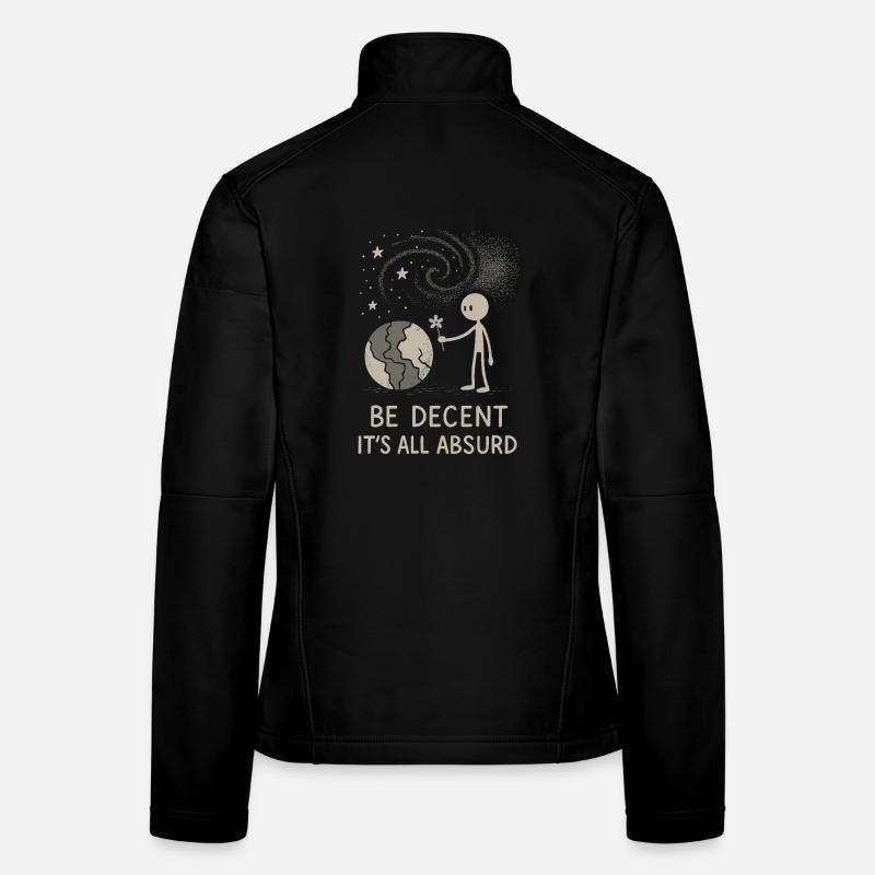 Ethical nihilism, existential humor, Women's Softshell Jacket