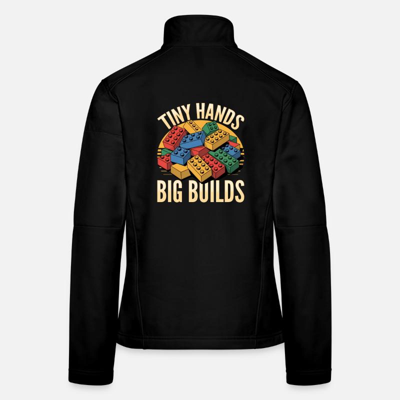 Building Blocks Kids Brick Builder Frauen Softshelljacke