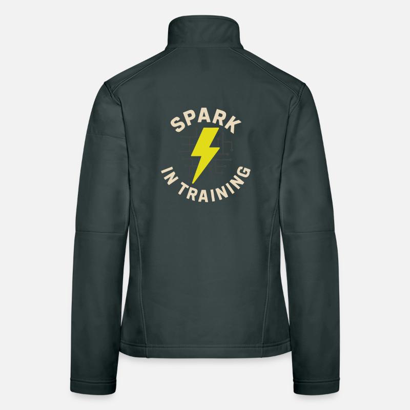 Apprentice electrician, student in the electrical trade Women's Softshell Jacket