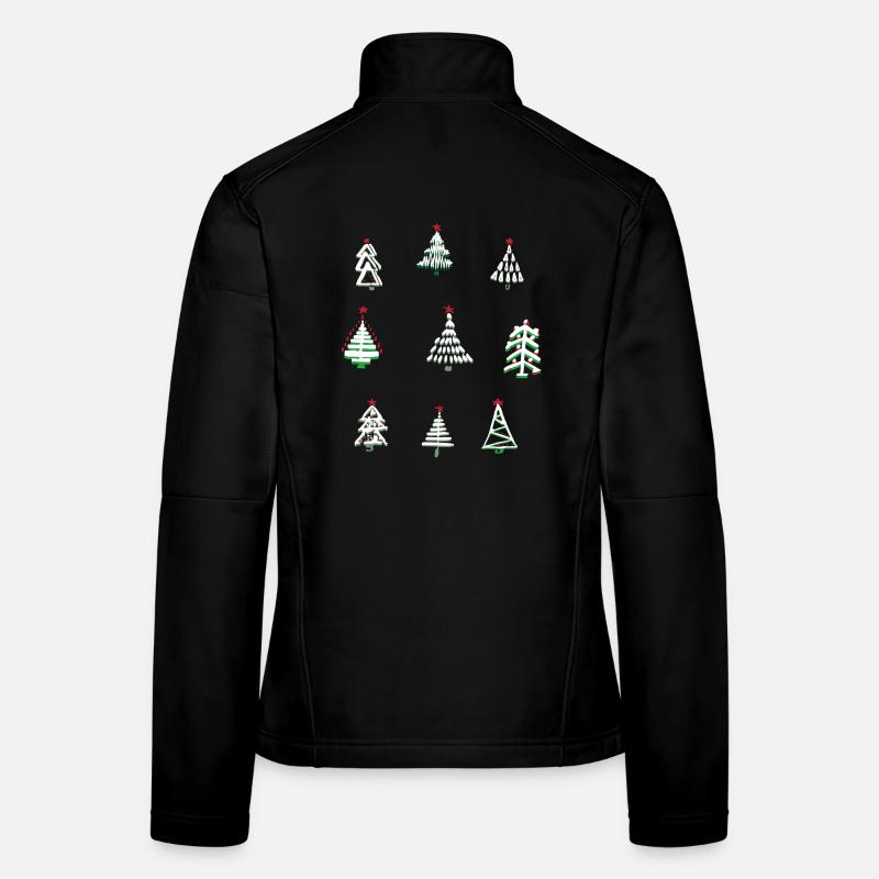 White Christmas Women's Softshell Jacket