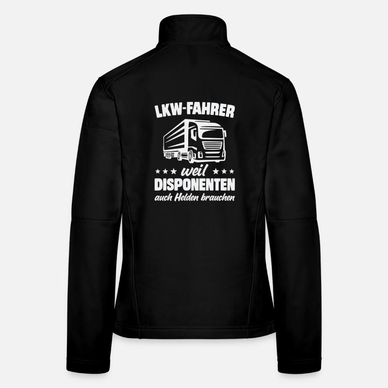 Chauffeur de camion Chauffeur de camion Chauffeur de camion Veste en tissu softshell Femme