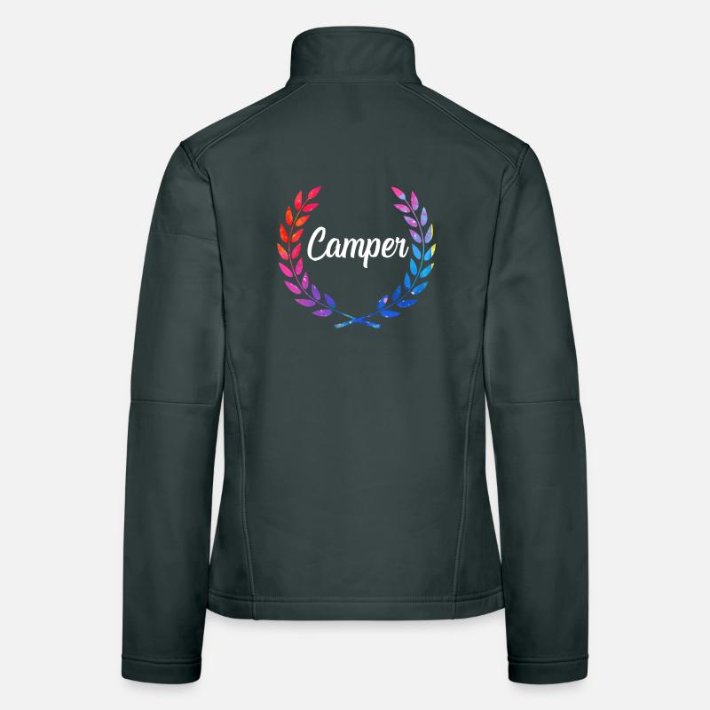 Camper Farblaurel Logo Frauen Softshelljacke