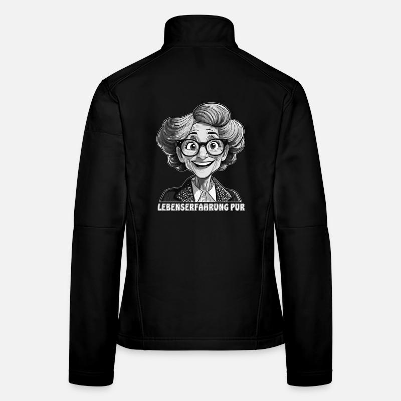 FEMME ÂGÉE EXPÉRIENCE DE VIE PURE Veste en tissu softshell Femme