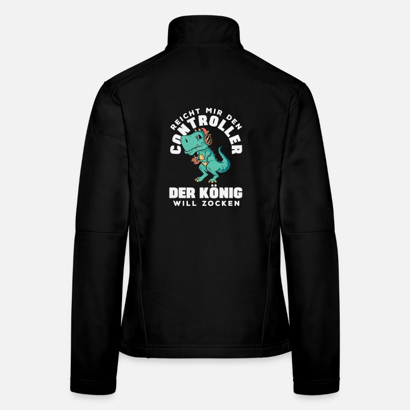 Reicht mir den Controller – König will zocken Frauen Softshelljacke