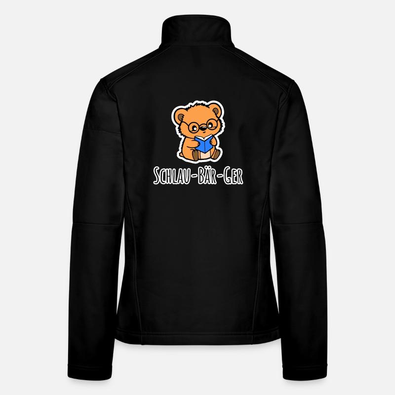 Schlau-Bär-ger ein kleiner Bären Klugscheißer Frauen Softshelljacke