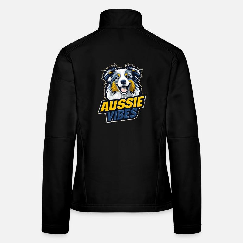 Australian Shepherd – AUSSIE VIBES Women's Softshell Jacket